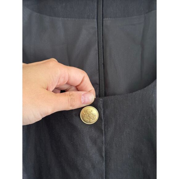 J. CREW Long Sleeve Button Front Mini Dress Size 6 - Picture 8 of 8